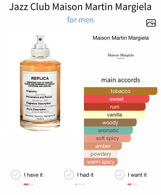 Maison Margiela Jazz Club EDP