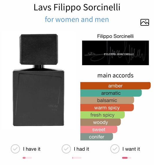Filippo Sorcinelli LAVS Extrait 100ml