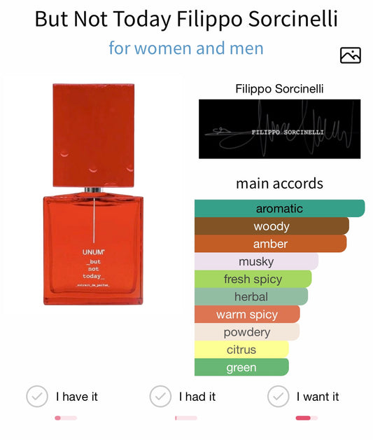 Filippo Sorcinelli But Not Today Extrait 100ml