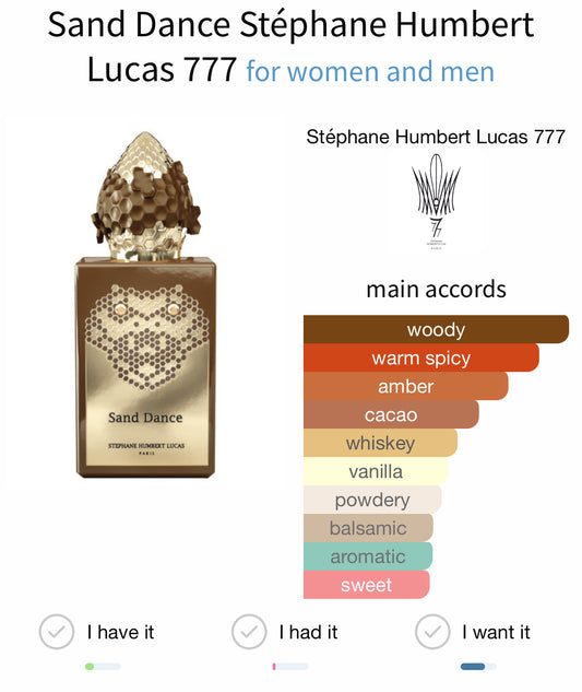 Stephane Humbert Lucas Sand Dance Extrait 50ml