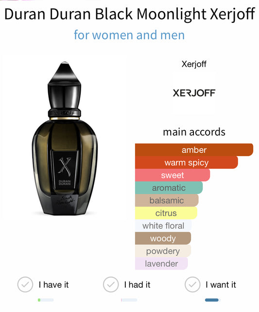 Xerjoff x Duran Duran Black Moonlight Extrait 50ml