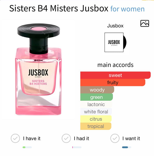 Jusbox Sisters B4 Misters EDP 78ml