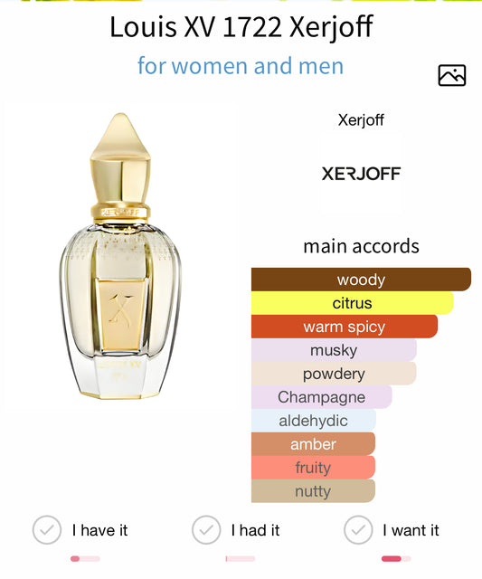 Xerjoff Louis XV 1722