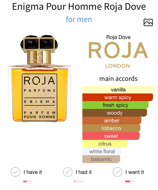 Roja Enigma Pour Homme Parfum 50ml
