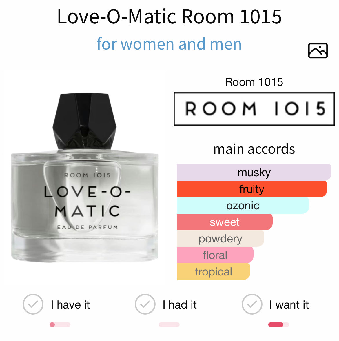 Room 1015 Love-O-Matic EDP