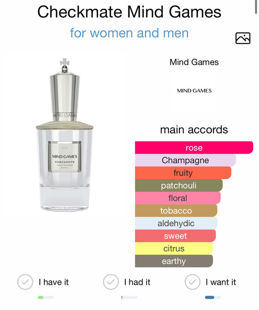 Mind Games Checkmate Extrait 100ml