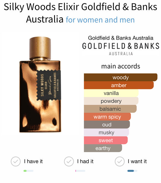 Goldfield & Banks Silky Woods Elixir Extrait 100ml