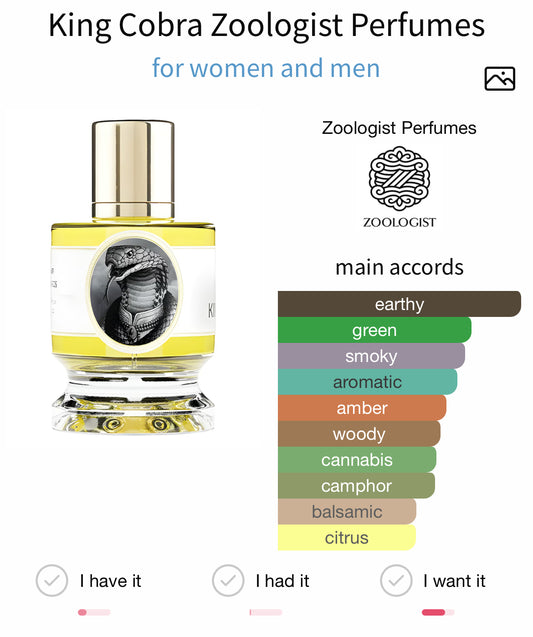 Zoologist King Cobra Extrait 60ml