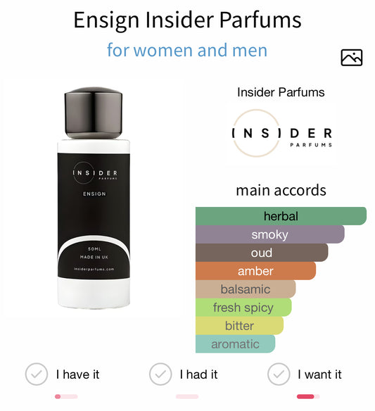 Insider Parfums Ensign Extrait 50ml