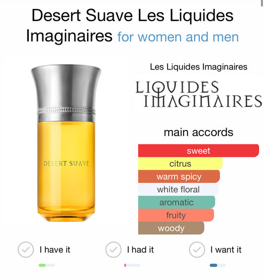 Liquides Imaginaires Desert Suave EDP 100ml