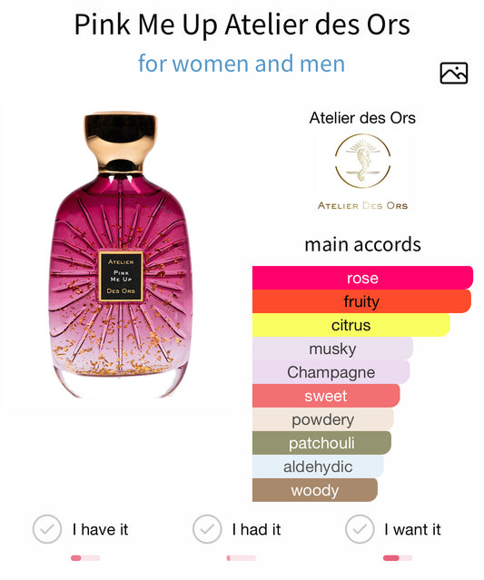 Atelier Des Ors Pink Me Up