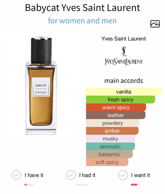 YSL Babycat EDP