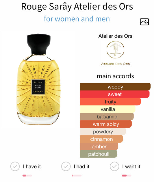 Atelier Des Ors Rouge Saray