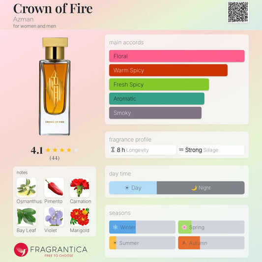 Azman Crown Of Fire Extrait 50ml