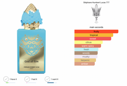 Stephane Humbert Lucas God Of Fire Extrait 50ml