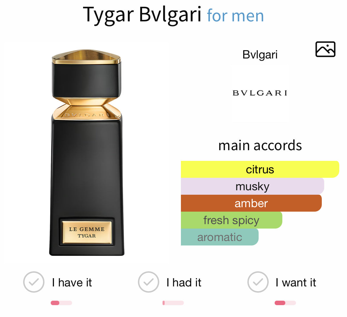 Bvlgari Tygar EDP