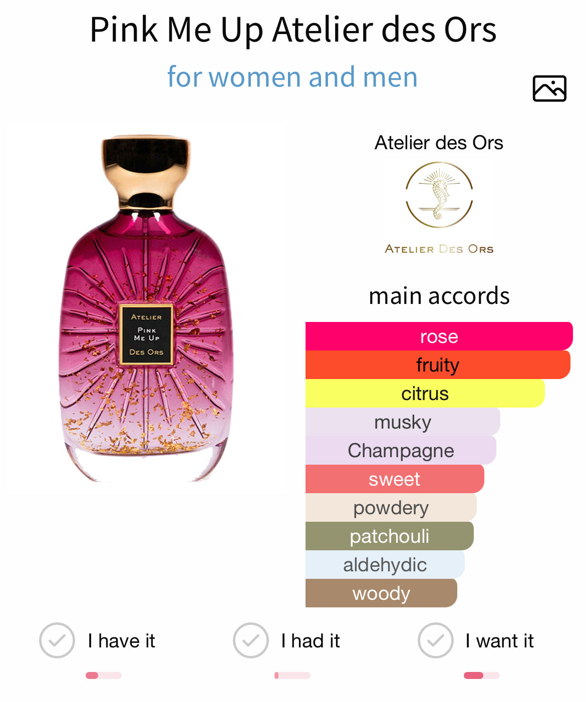 Atelier Des Ors Pink Me Up