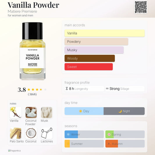 Matiere Premiere Vanilla Powder 100ml