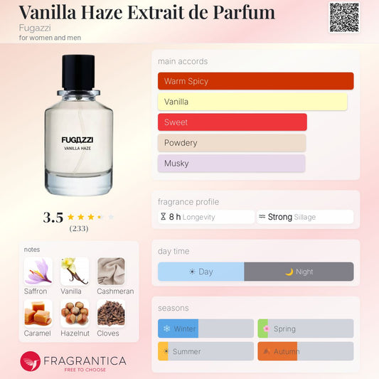 Fugazzi Vanilla Haze Extrait 100ml